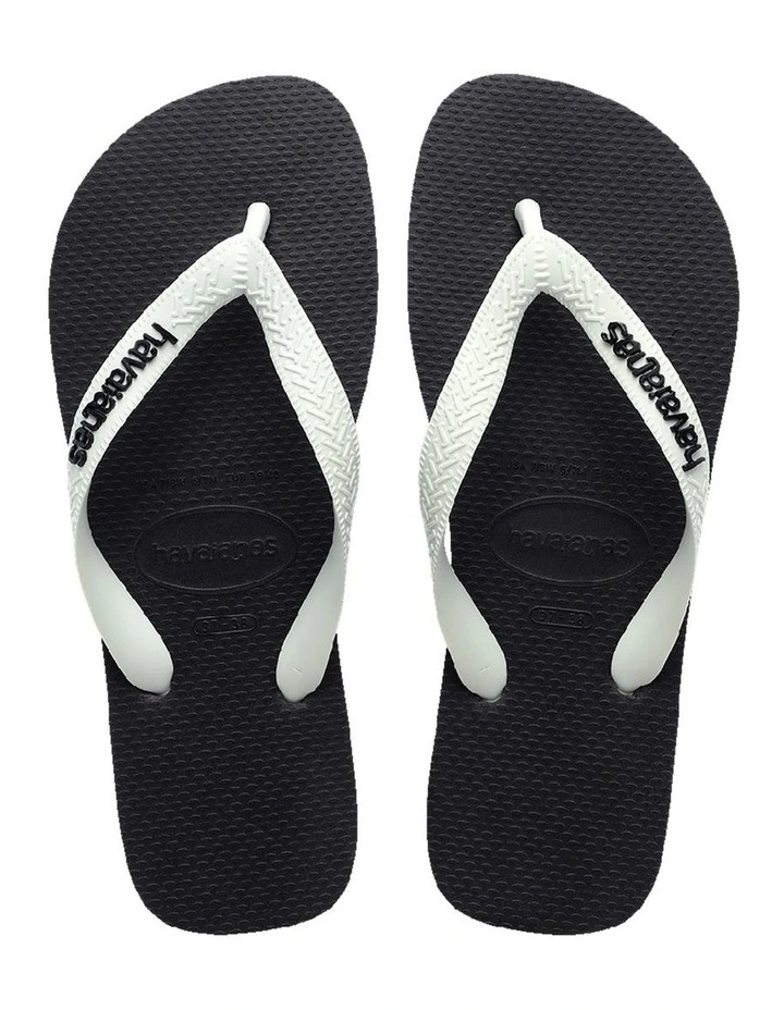 Top Original Remix Thongs Slides Black image 3