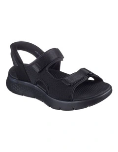 Go Walk Flex Sandal in Black