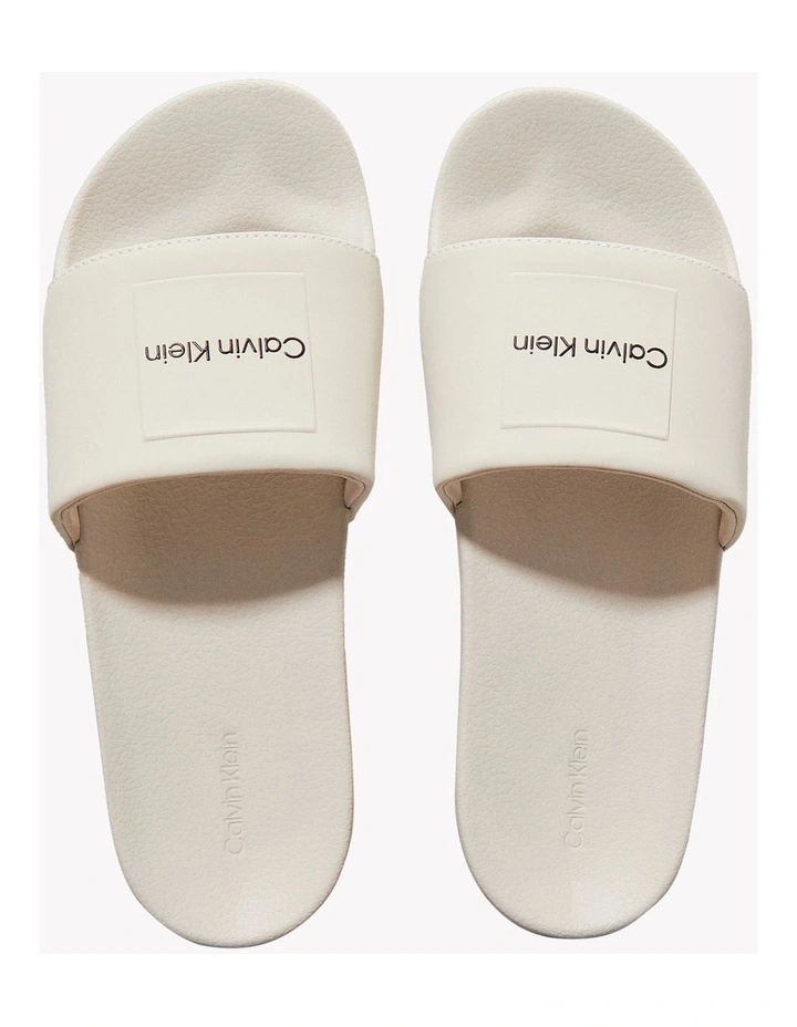 Pool Slide Square Sandal in Feather Gray image 2