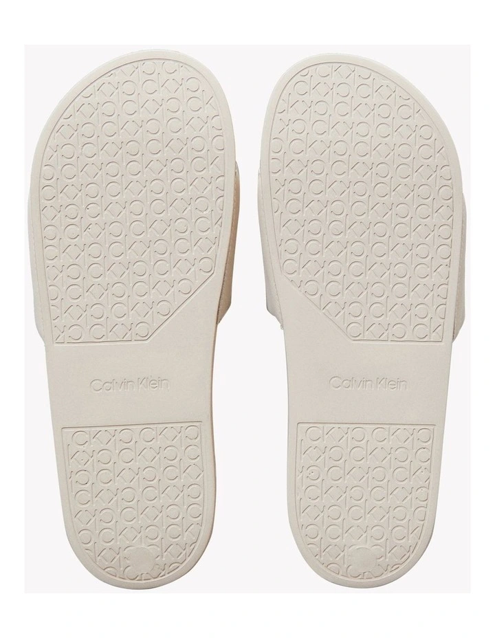 Pool Slide Square Sandal in Feather Gray image 3