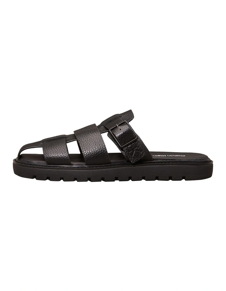 Fisherman Sandal in Triple Black image 7