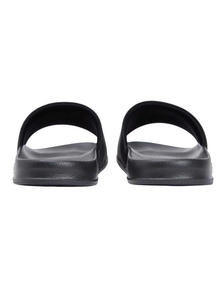 Logo Textured Pool Slides in Black image 6