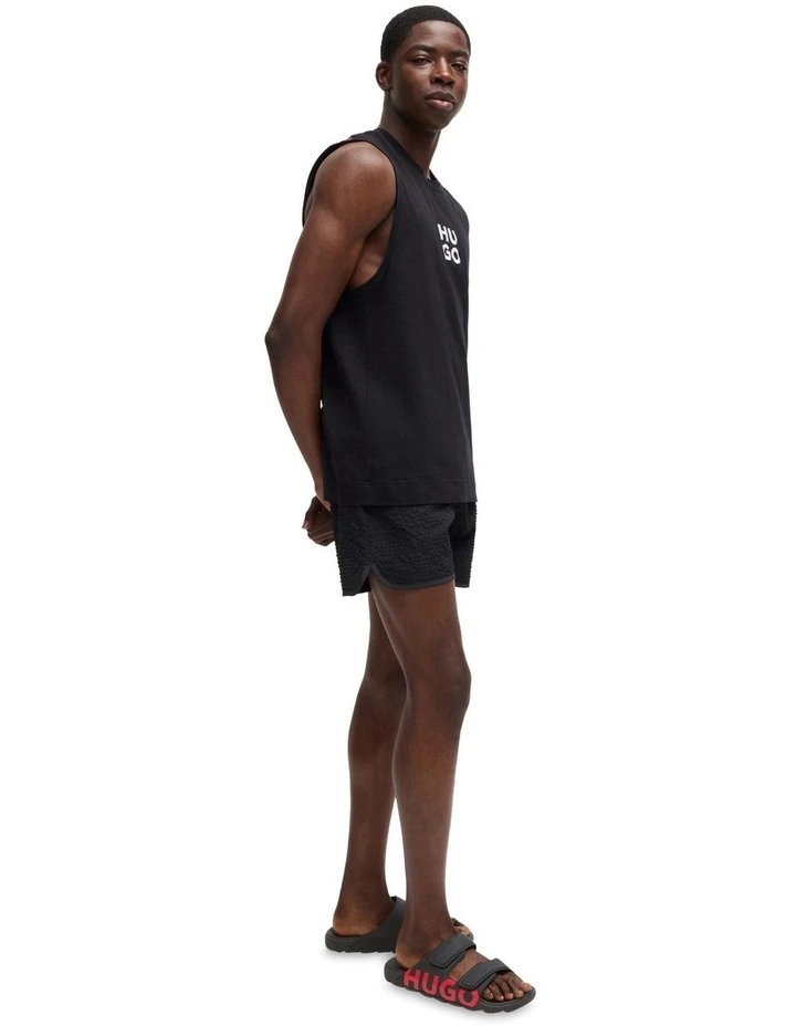 Evander Sandal Slides in Black image 2