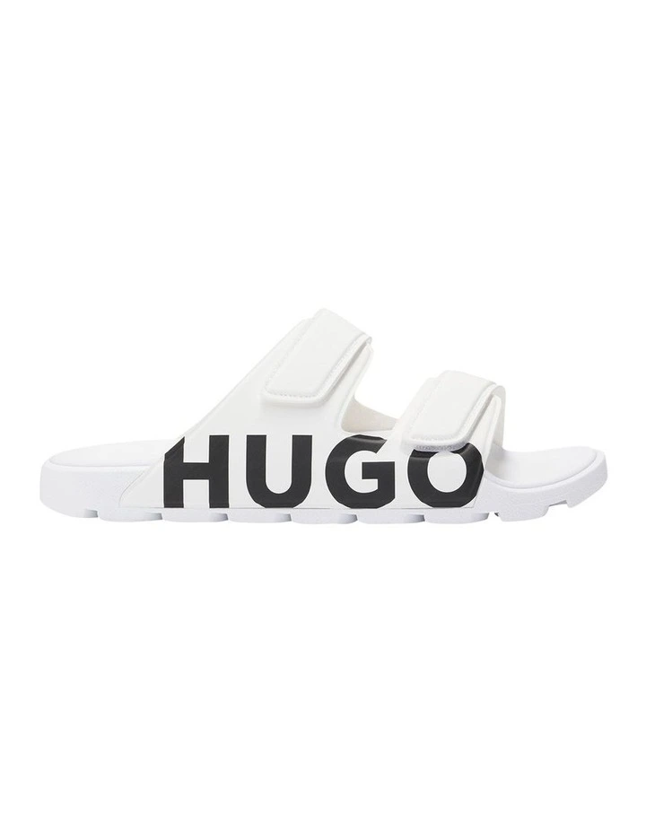 Evander Sandal Slides in White image 1