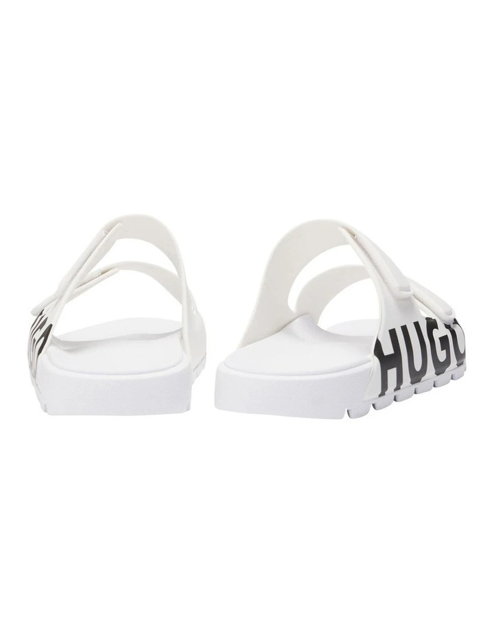 Evander Sandal Slides in White image 4
