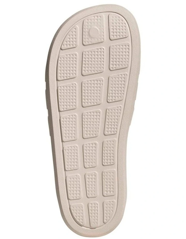 Adilette Flow Slides in Cream image 3