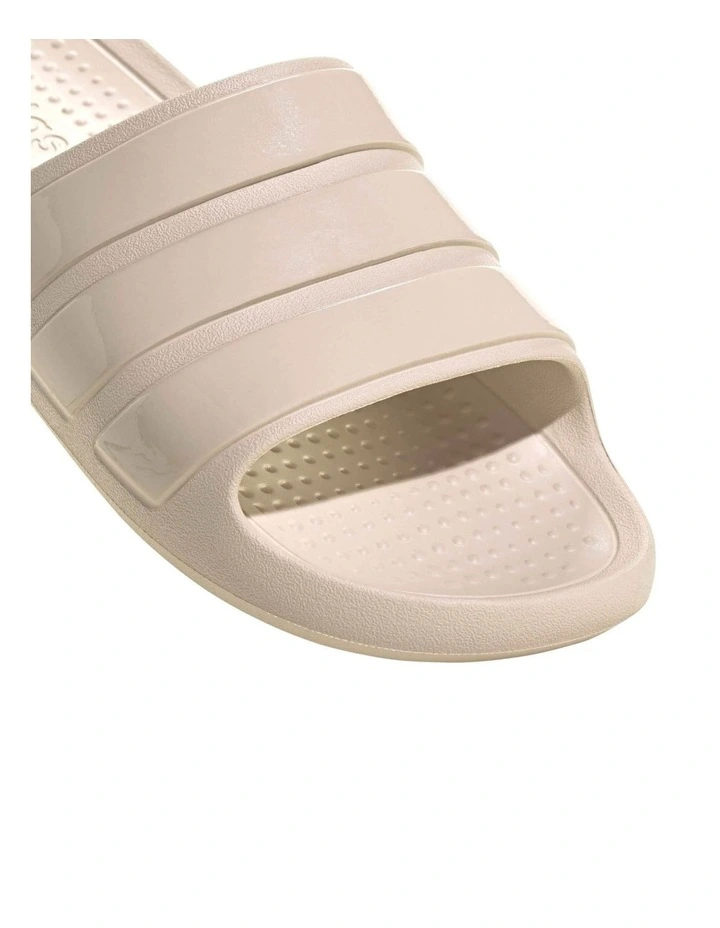 Adilette Flow Slides in Cream image 7