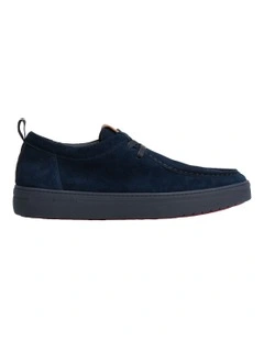 Modern Light Suede Shoe in Fudge Brown