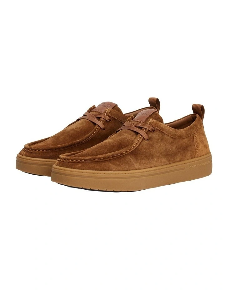 Modern Light Suede Moc Toe Shoe in Brown image 3