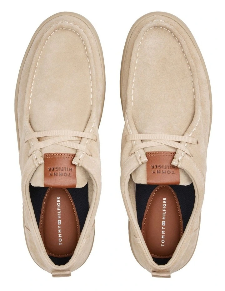 Modern Light Suede Moc Toe Shoe in Sandalwood image 2