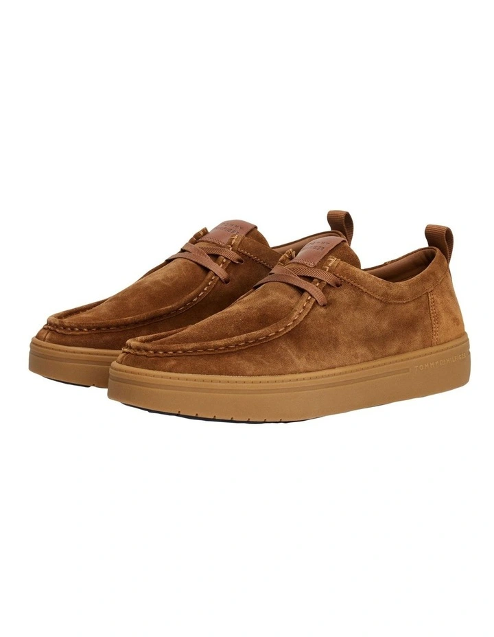 Modern Light Suede Shoe in Sandalwood image 2