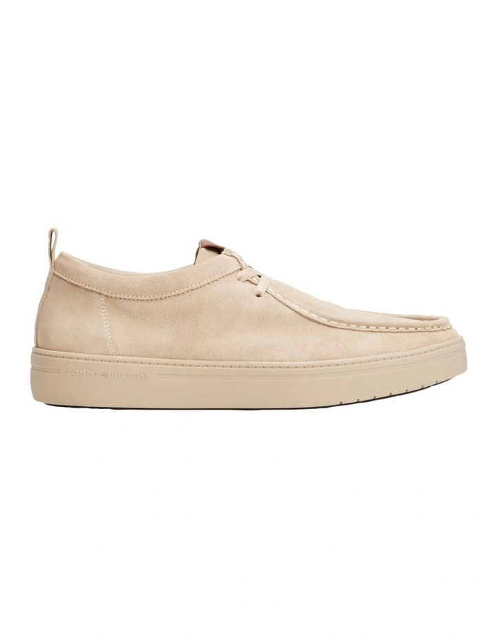 Modern Light Suede Moc Toe Shoe in Sandalwood image 3