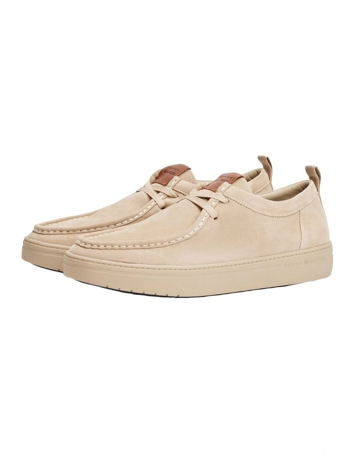 Modern Light Suede Moc Toe Shoe in Sandalwood image 4
