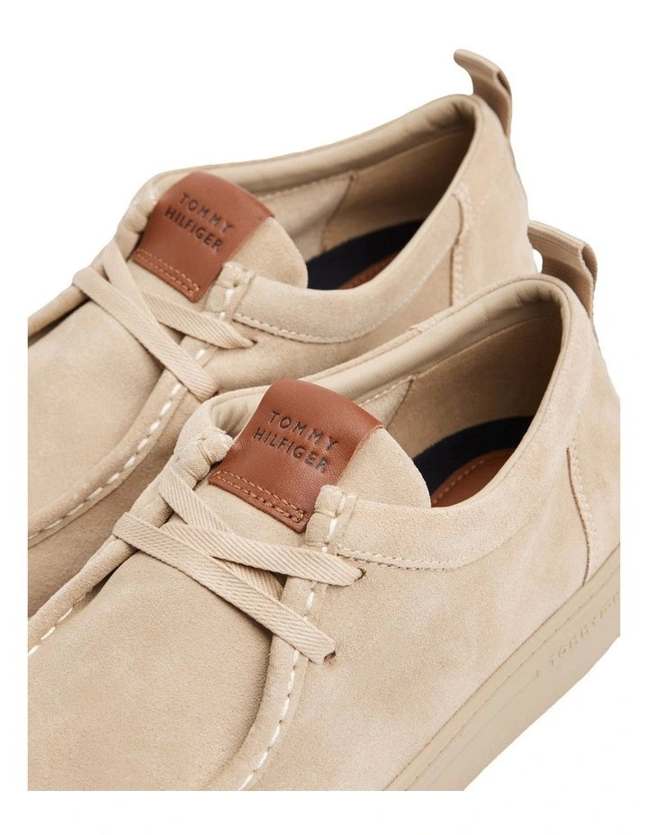 Modern Light Suede Moc Toe Shoe in Sandalwood image 5