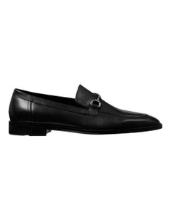 Emil Leather Loafer in Black