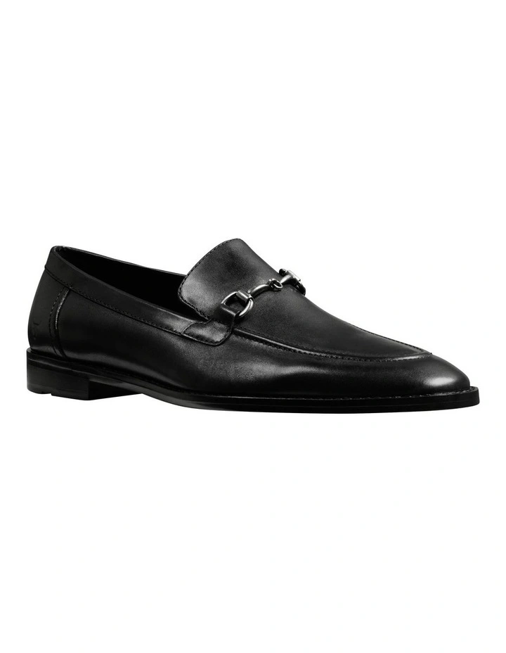 Emil Leather Loafer in Black image 2