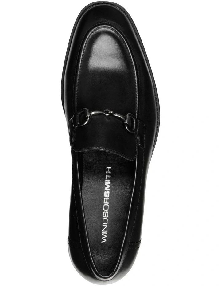 Emil Leather Loafer in Black image 3