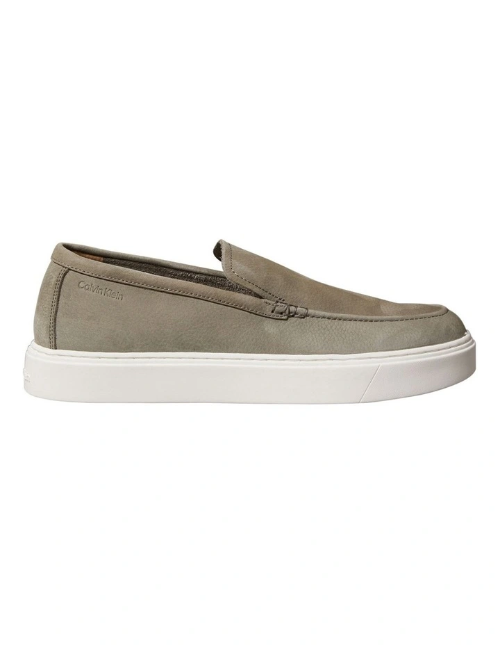 Hybrid Moccasin Nu Slip On Shoes in Smokey Olive/Bright White image 1