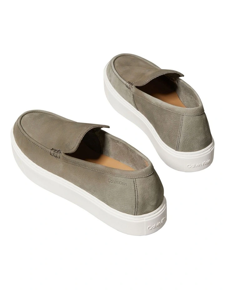 Hybrid Moccasin Nu Slip On Shoes in Smokey Olive/Bright White image 3