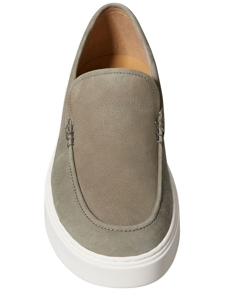 Hybrid Moccasin Nu Slip On Shoes in Smokey Olive/Bright White image 4