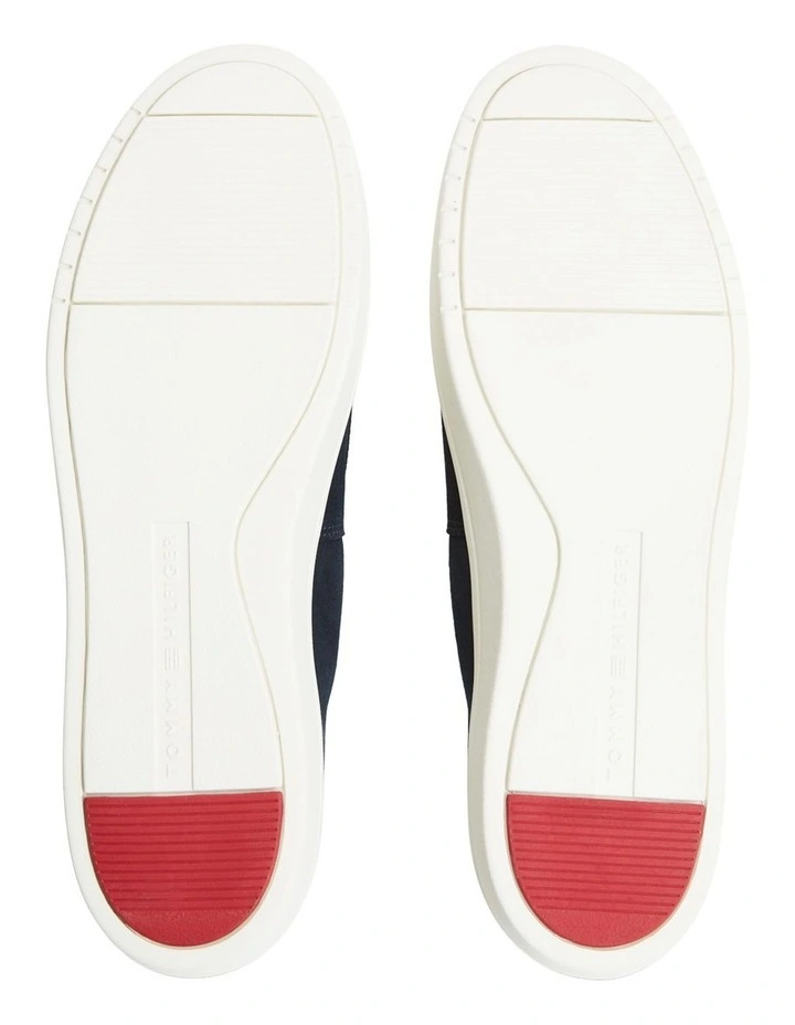 Lightweight Suede Loafers in Navy image 4