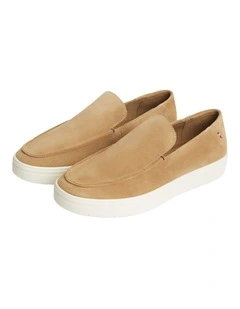 Lightweight Suede Loafers in Beige