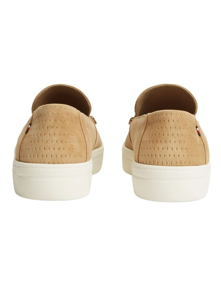 Lightweight Suede Loafers in Beige image 2