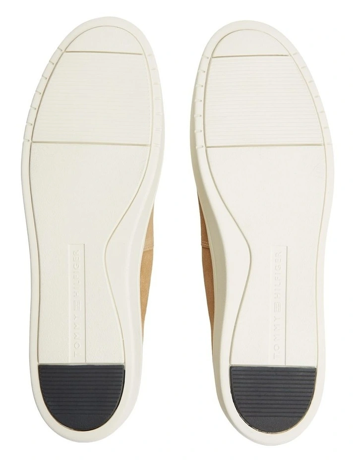Lightweight Suede Loafers in Beige image 4