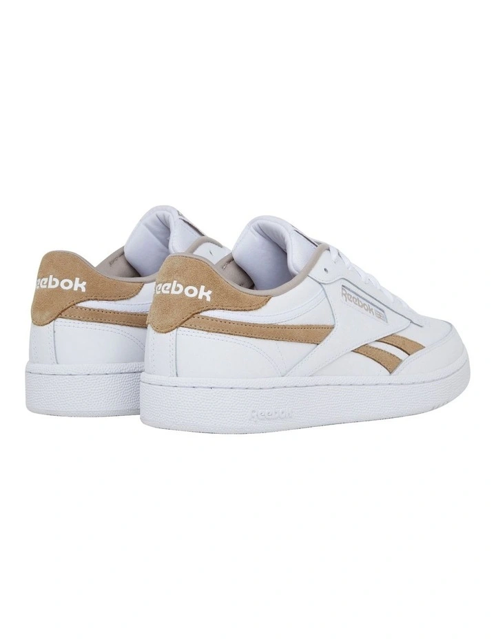 Club C Revenge Sneaker in White/Beige image 4