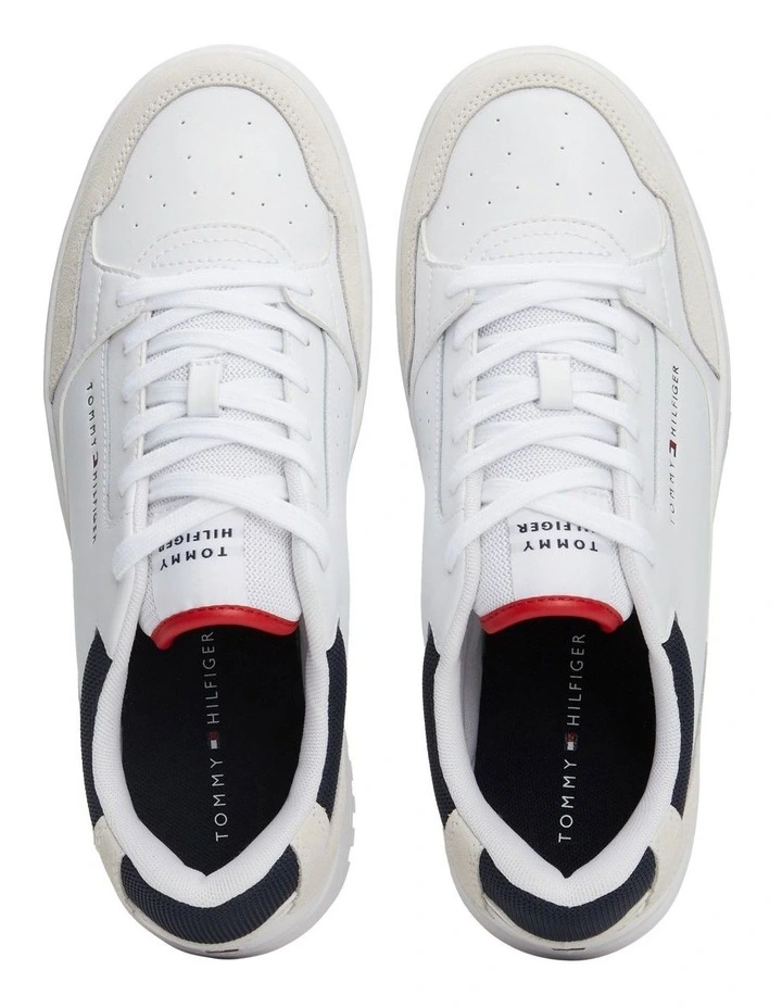 TH Basket Core Sneaker in White image 4