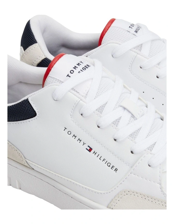 TH Basket Core Sneaker in White image 7