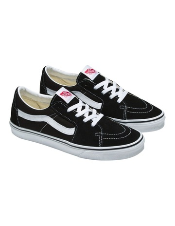 Sk8-Low Sneaker in Black/True White