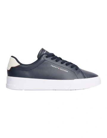 Court Leather Detail Essential Sneaker in White