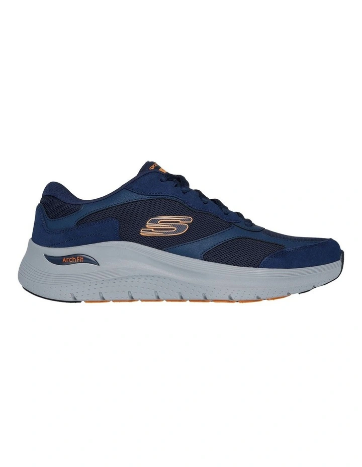 Arch Fit 2.0 - The Keep Sneaker in Navy/Orange image 1