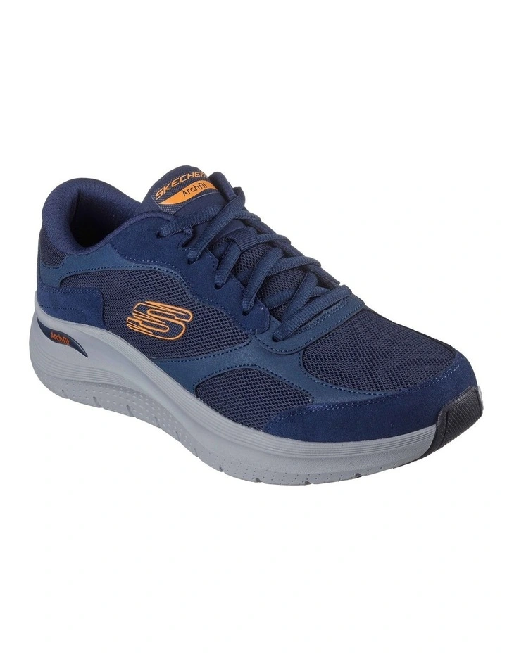 Arch Fit 2.0 - The Keep Sneaker in Navy/Orange image 4