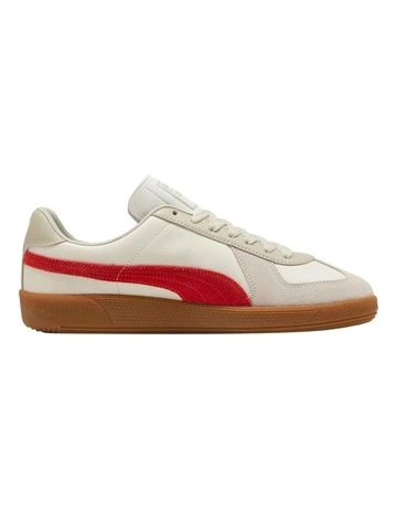Army Trainer in White/Red/Gum