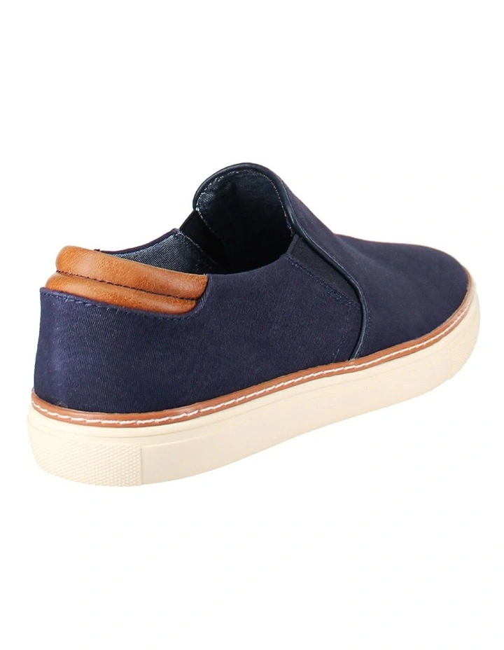 Bradley Canvas Slip On Sneaker in Navy image 2