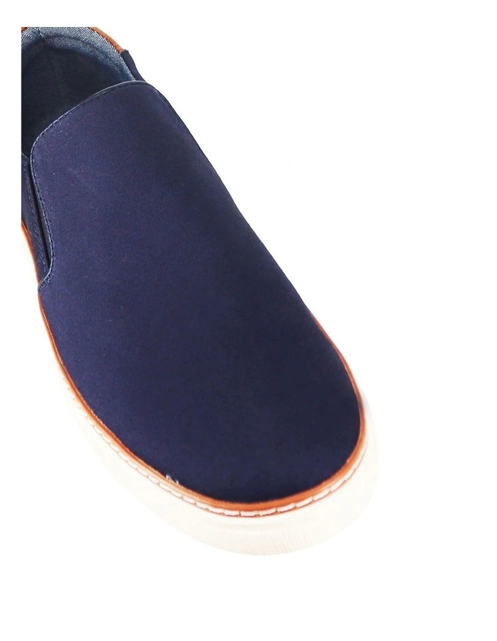 Bradley Canvas Slip On Sneaker in Navy image 4
