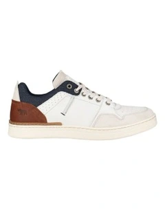 Texas Leather Sneaker in Off White
