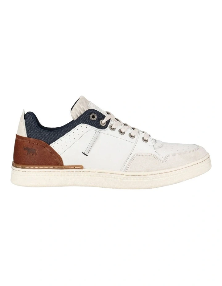 Texas Leather Sneaker in Off White image 1