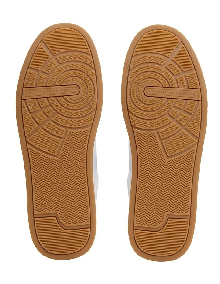 Court Sneaker in White/Brisk Blue image 7