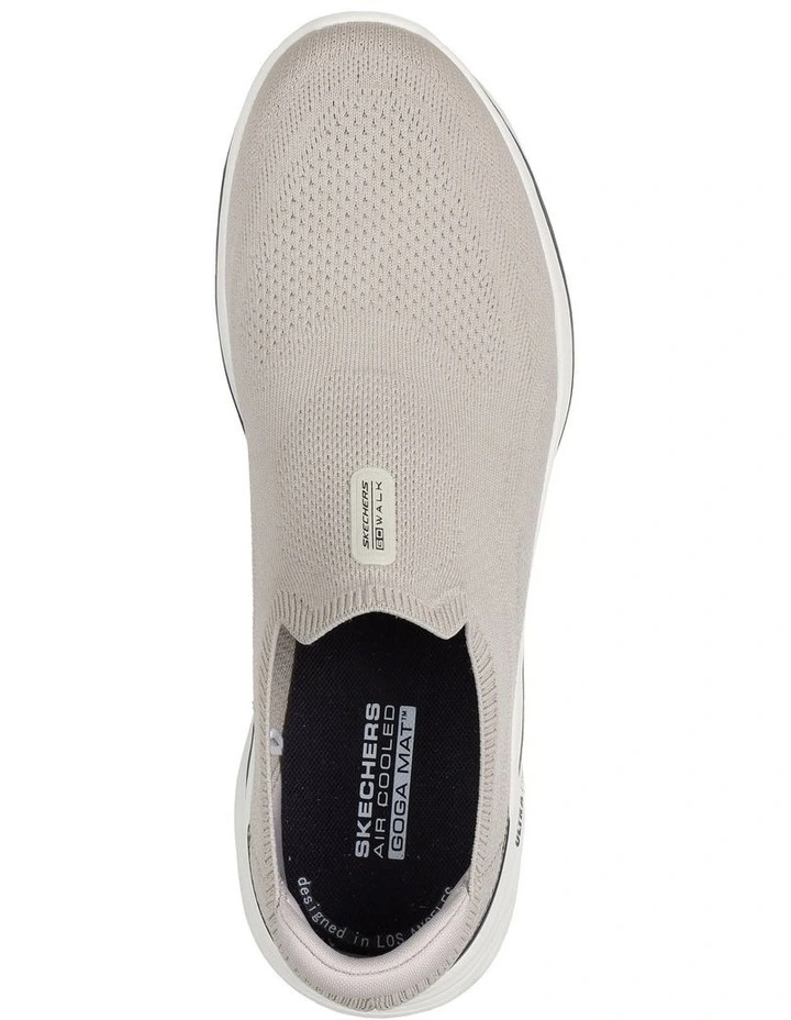 Go Walk 8 Slip On Sneaker in Taupe image 2