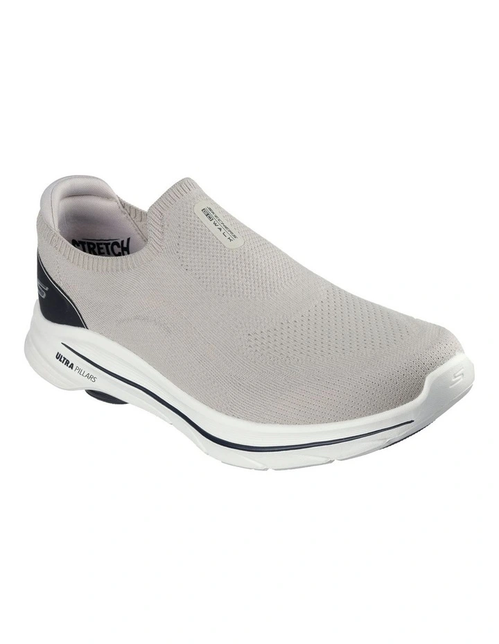 Go Walk 8 Slip On Sneaker in Taupe image 5