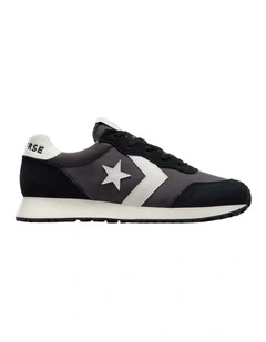 Omega Trainer Sneaker in Black/Dark Matter/Vintage White