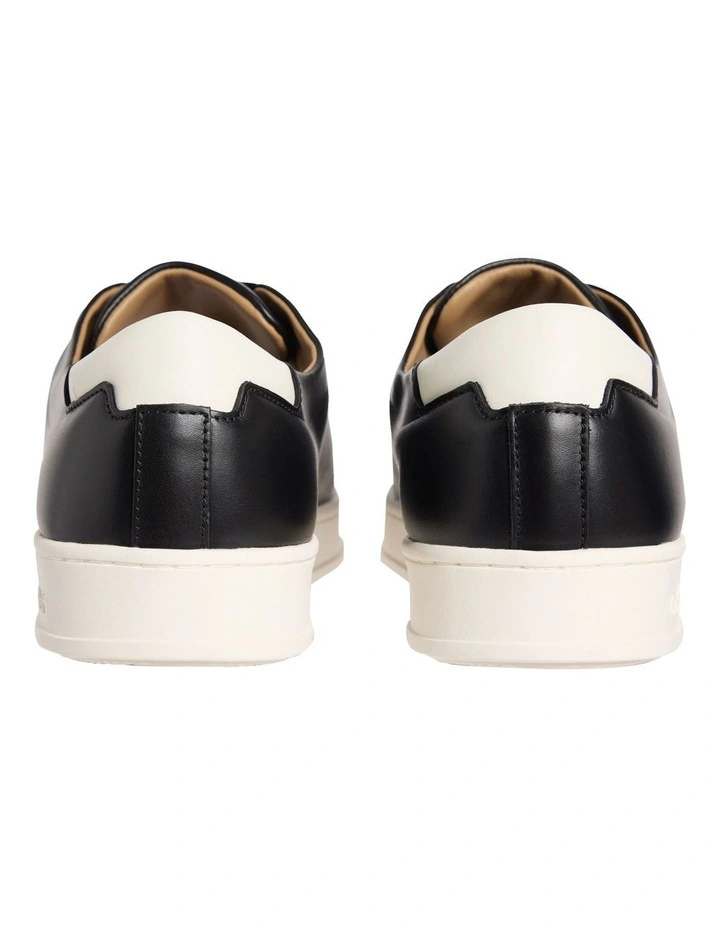 Pure Low Laceup Cupsole Hf Lth Sneaker in Black/Marshmallow image 3