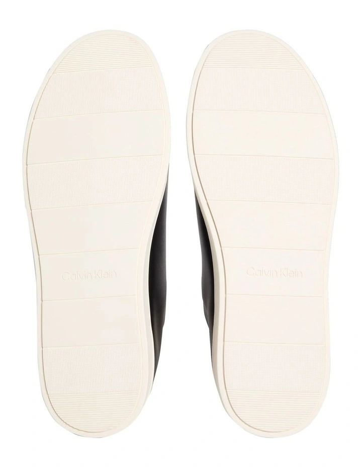Pure Low Laceup Cupsole Hf Lth Sneaker in Black/Marshmallow image 5