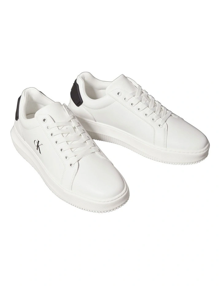 Chunky Cupsole Ru Patch Lth Sneaker in Bright White/Black image 2