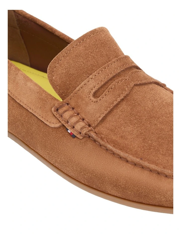 Suede Cleat Driver Shoes in Brown image 2