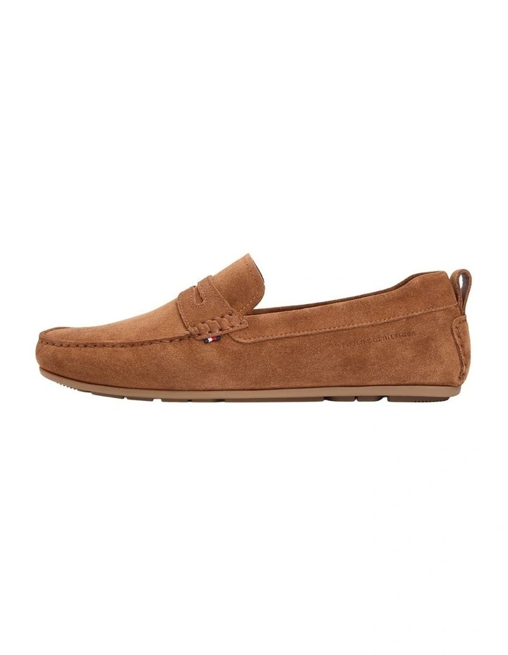 Suede Cleat Driver Shoes in Brown image 5