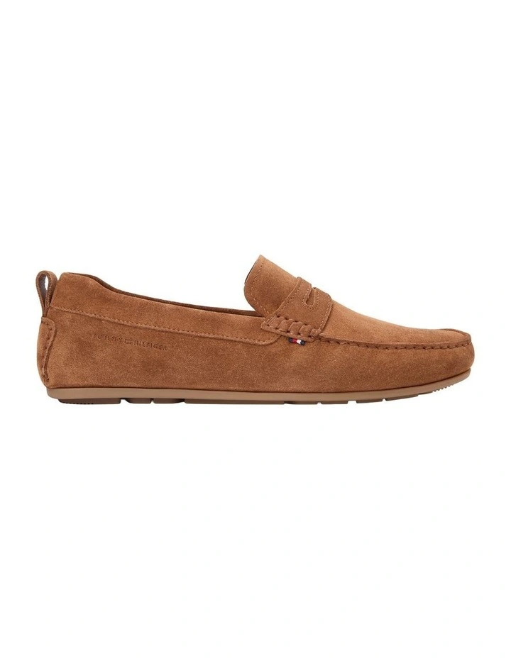Suede Cleat Driver Shoes in Brown image 6